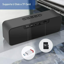 Carica l'immagine nel visualizzatore di Gallery, Altoparlante Bluetooth 5.0 con TWS Bassi Stereo 3D, Batteria Integrata 1500 mAh