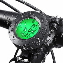 Carica l'immagine nel visualizzatore di Gallery, Contachilometri Bici Senza Fili,Contachilometri Bici,Computer da Bicicletta Nero