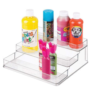 iDesign Organizer cucina, Grande scaffale cucina a 3 ripiani in plastica,...