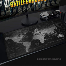 Carica l'immagine nel visualizzatore di Gallery, Tappetino da Gaming XXL per mouse e tastiera PC, Mappa del mondo 900x 400x 3 mm