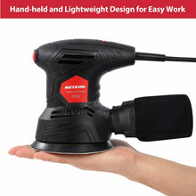 Carica l&#39;immagine nel visualizzatore di Gallery, Levigatrice elettrica Orbitale 300W 12000 RPM, Scatola per polvere, 6 velocità