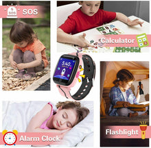 Carica l&#39;immagine nel visualizzatore di Gallery, Smartwatch Bambini - Telefono con SOS Gioco Musica Camera Rosa