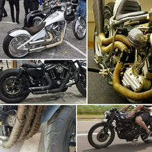 Carica l'immagine nel visualizzatore di Gallery, Nastro termico per scarico motocicletta, Benda da 15 m con fascette metalliche