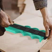 Carica l&#39;immagine nel visualizzatore di Gallery, Asgens - Duplicatore di contorno in plastica, 25,4 cm, righello Verde