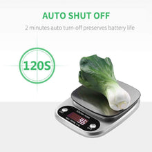 Carica l&#39;immagine nel visualizzatore di Gallery, Bilancia da Cucina, 10Kg/1g Elettronica Digitale Alta Precisione Misurazione...
