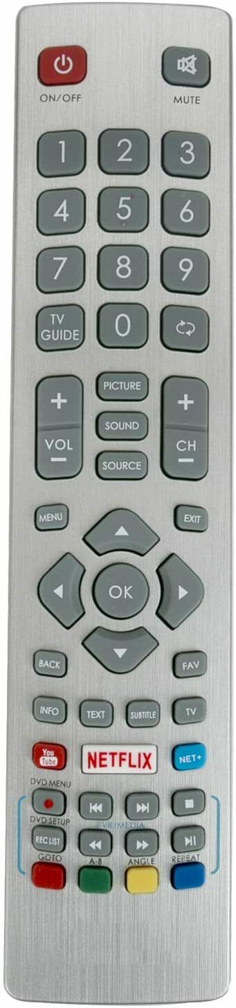 Telecomando sostitutivo compatibile per TV Sharp Aquos UHD 4K, Smart remote