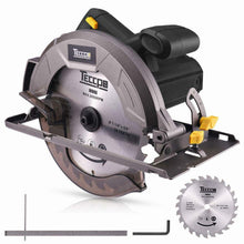 Carica l&#39;immagine nel visualizzatore di Gallery, Sega Circolare, TECCPO 1200W Circolare Elettrica, 5800 RPM, con 24 lame...
