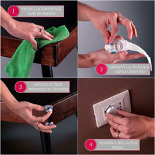 Carica l&#39;immagine nel visualizzatore di Gallery, Kit Sicurezza Bambini Casa in Resina ABS - Chiusure Blocca Cassetti per...