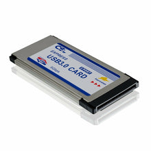 Carica l&#39;immagine nel visualizzatore di Gallery, Scheda Express Card PCMCIA USB 3.0 Super Speed, 34mm / 2 porte, per portatile