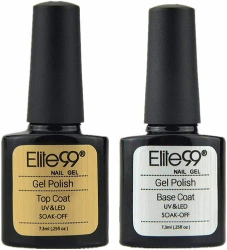 Elite99 Base e Top Coat Semipermanente per Unghie, Smalto in...