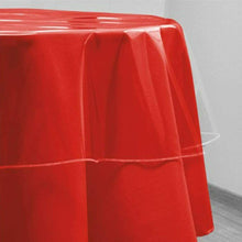 Carica l'immagine nel visualizzatore di Gallery, Tovaglia in PVC trasparente con diametro da 180 cm e spessore di 100 micron