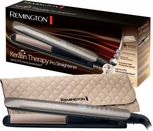 PIASTRA CAPELLI CERAMICA E CHERATINA REMINGTON S8590 KERATIN THERAPY PRO