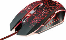 Carica l'immagine nel visualizzatore di Gallery, Mouse cablato da Gaming con 6 tasti e DPI regolabili fino a 2400, Illuminato LED
