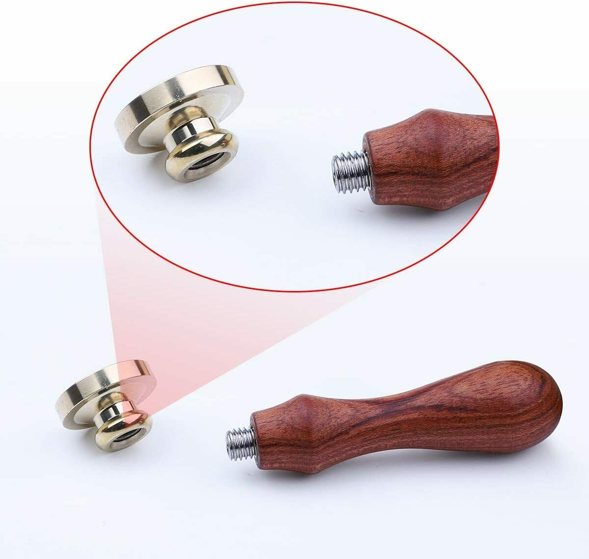 50 Adesivi Sigillo Cera Rosa - Decorazione Vintage Per Buste, Inviti Matrimonio, Regali - Foto 10