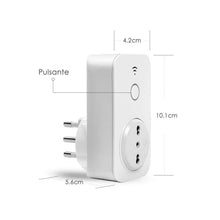 Carica l'immagine nel visualizzatore di Gallery, meross Presa Intelligente Wifi Italiana Smart Plug Spina Energy Monitor 16A...