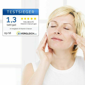 Siero viso con Vitamina C e Acido Ialuronico puro ● anche per contorno...