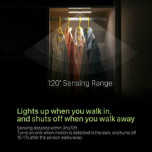 Carica l'immagine nel visualizzatore di Gallery, OxyLED Luci per armadio sensore di movimento,Illuminazione 3 Packs T02