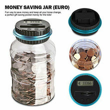 Carica l'immagine nel visualizzatore di Gallery, Vingtank Digital Coin Bank Savings Jar Contatore automatico della moneta...