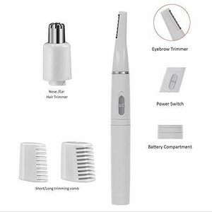 Tagliapeli Elettronico di Precisione per Naso e Orecchie,Brows Epilatore...