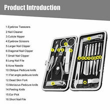 Carica l'immagine nel visualizzatore di Gallery, Miriqi 16 Pcs Pedicure Manicure Set Tagliaunghie Set，Professionale Manicure...