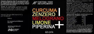 CZMLP+ A.I.F. | 60 CPR | CURCUMA-ZENZERO-MELOGRANO-LIMONE-PIPERINA il...