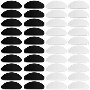 NATUCE 20 Paia 1mm Naselli Occhiali Silicone Adesivi, per Occhiali...