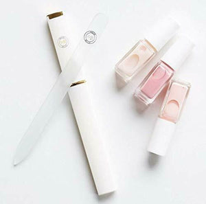 Lima per unghie in vetro di alta qualità, con custodia Clear - set of 2