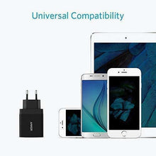 Carica l'immagine nel visualizzatore di Gallery, Caricatore da Parete da 24W, 2 porte USB con Tecnologia di Ricarica Rapida IQ
