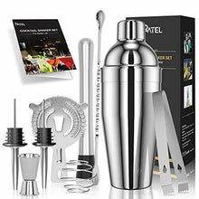 Carica l'immagine nel visualizzatore di Gallery, Set 9 Pezzi Cocktail, Set Shaker in Acciaio Inossidabile, Strumento