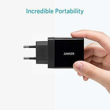 Carica l'immagine nel visualizzatore di Gallery, Caricatore da Parete da 24W, 2 porte USB con Tecnologia di Ricarica Rapida IQ