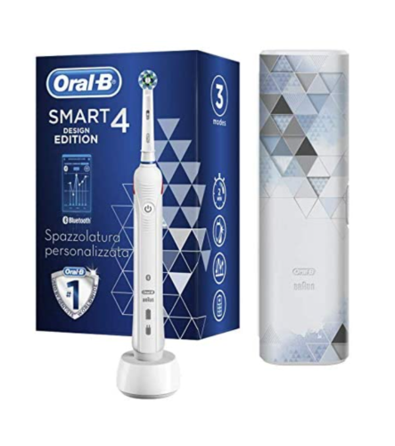 Spazzolino Elettrico Ricaricabile Oral-B Design Edition Smart 4-4500 + Custodia