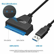 Carica l'immagine nel visualizzatore di Gallery, Adattatore USB 3.0 a SATA, Cavo Convertitore SSD/HDD da 2.5 Pollici