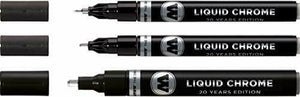 Molotow Liquid Chrome - Set di 3 pennarelli con inchiostro speciale con...