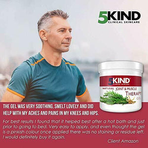 Gel Antidolorifico Naturale 5Kind per Articolazioni e Muscoli ad Azione...