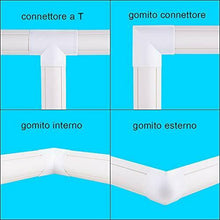 Carica l'immagine nel visualizzatore di Gallery, GOLDGE Canaline Elettriche, Nascondi Cavi, 18 Pezzi Mini Canalina Passacavi...