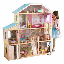 Carica l'immagine nel visualizzatore di Gallery, KidKraft 65252 Casa delle Bambole in Legno Majestic Mansion per Bambole (e8U)