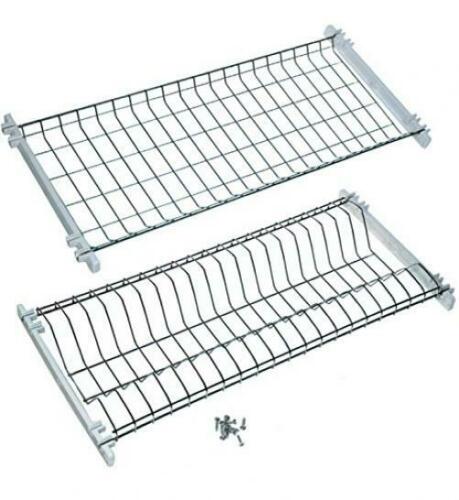 Vigor-Blinky Scolapiatti Acciaio Inossidabile, Argento, 56 cm, 2 unità