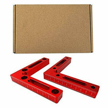 Carica l'immagine nel visualizzatore di Gallery, Morsetto ad angolo retto per falegnameria, telaio in lega di 2pcs with box