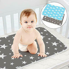 Carica l'immagine nel visualizzatore di Gallery, SaconeLL - Set di 2 fasciatoio portatile da 50 x 70 cm, per neonati e...