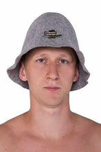 Carica l'immagine nel visualizzatore di Gallery, Ger3as Cappello da sauna in di lana con ricamo per uomo Vasca bagno