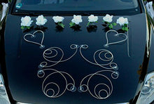 Carica l'immagine nel visualizzatore di Gallery, Bouquet di fiori artificiali come decorazione auto per Reinweiß / Weiß