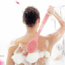 Carica l'immagine nel visualizzatore di Gallery, Spazzola da doccia/bagno a manico lungo, morbida e confortevole, per il Rosa