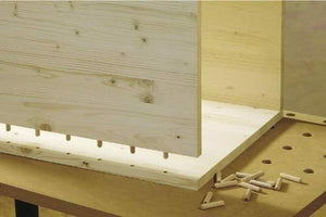 Kit per spinatura con valigetta, Spine punte per trapano e dispositivo centraggi