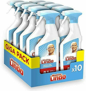 10 x Detergente igienizzante spray a base di candeggina Mastro Lindo 500 ml