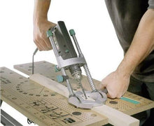Carica l'immagine nel visualizzatore di Gallery, Supporto verticale per trapano, Inclinazione regolabile, Altezza di 295 mm, Base