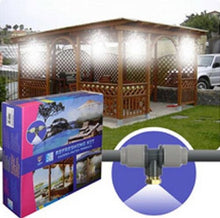 Carica l&#39;immagine nel visualizzatore di Gallery, KIT NEBULIZZATORE GAZEBO REFRESCHING KIT OMBRELLONI TERRAZZE DA ESTERNO 212410