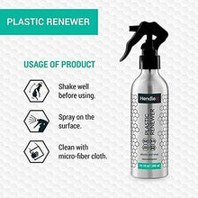 Carica l'immagine nel visualizzatore di Gallery, Hendlex Nano Rivestimento Rinnova Plastiche per Pulizia Interni Auto, 200 ml