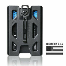 Carica l'immagine nel visualizzatore di Gallery, Carta di pelle Govo porta badge/ID – ultra resistente, con clip in Black.