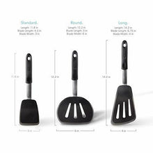 Carica l&#39;immagine nel visualizzatore di Gallery, di Oro - Serie Chef - Set spatole in Silicone e Acciaio 3 Pezzi