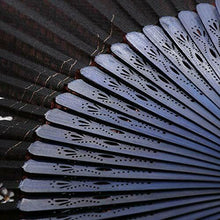 Carica l'immagine nel visualizzatore di Gallery, WINOMO Giapponese Portatile Bambù Seta Ventaglio (Farfalla con Sakura)